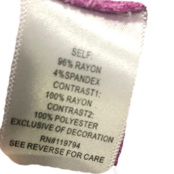 ONE WORLD (PS) Magenta Boho Style Tunic - Picture 6 of 6